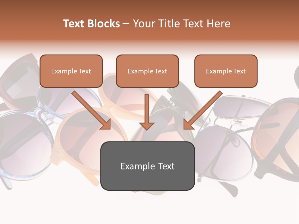 Fashionable Eyewear Row PowerPoint Template