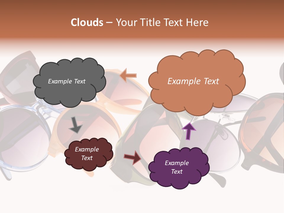 Fashionable Eyewear Row PowerPoint Template