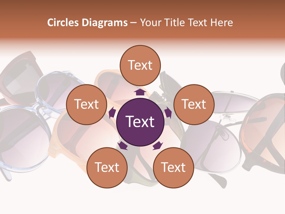 Fashionable Eyewear Row PowerPoint Template