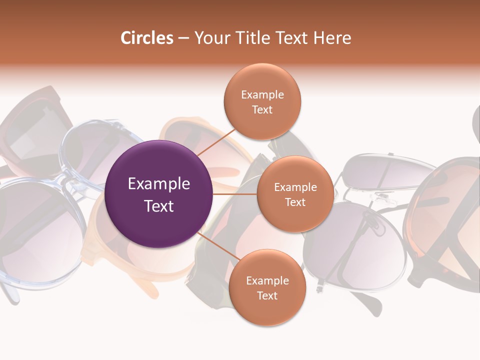 Fashionable Eyewear Row PowerPoint Template