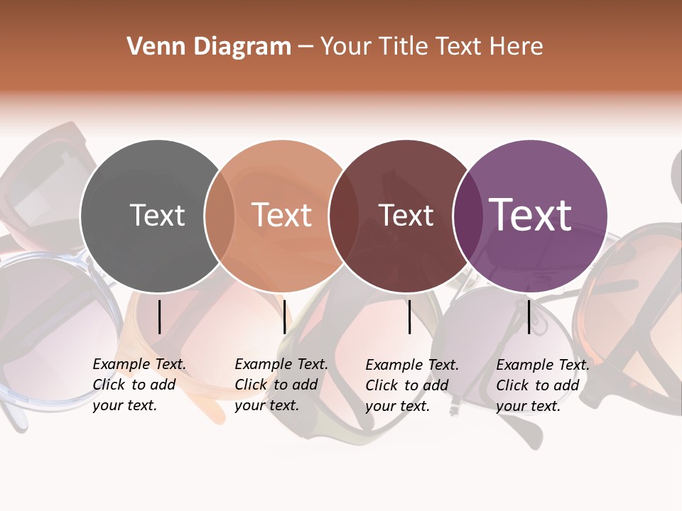 Fashionable Eyewear Row PowerPoint Template