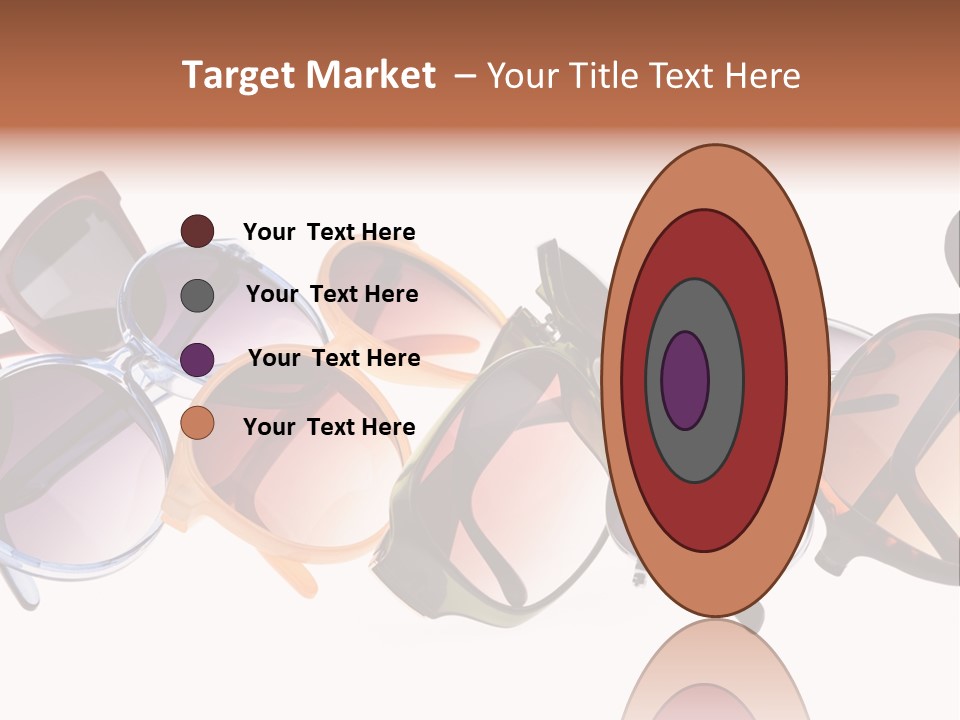 Fashionable Eyewear Row PowerPoint Template