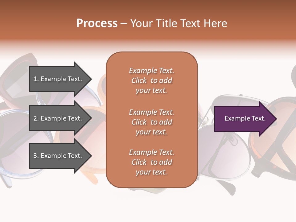 Fashionable Eyewear Row PowerPoint Template