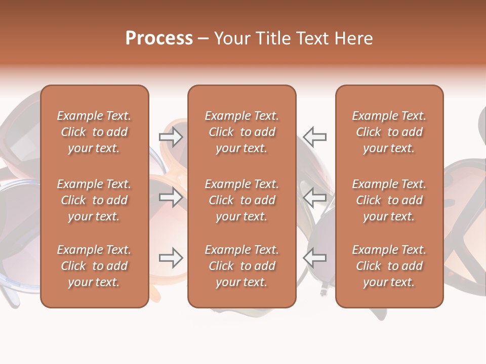 Fashionable Eyewear Row PowerPoint Template
