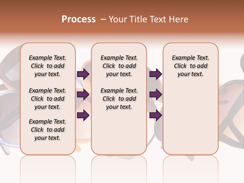 Fashionable Eyewear Row PowerPoint Template