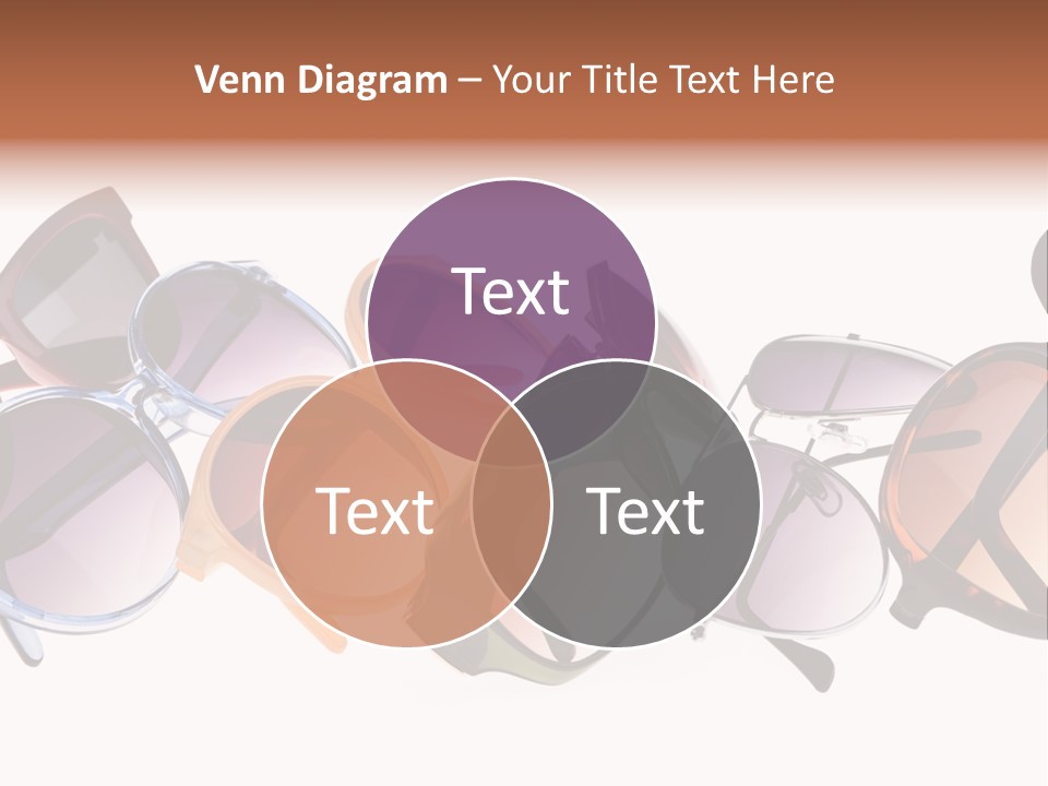 Fashionable Eyewear Row PowerPoint Template