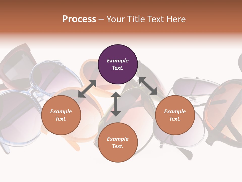 Fashionable Eyewear Row PowerPoint Template