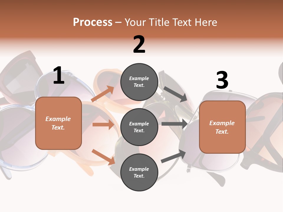 Fashionable Eyewear Row PowerPoint Template