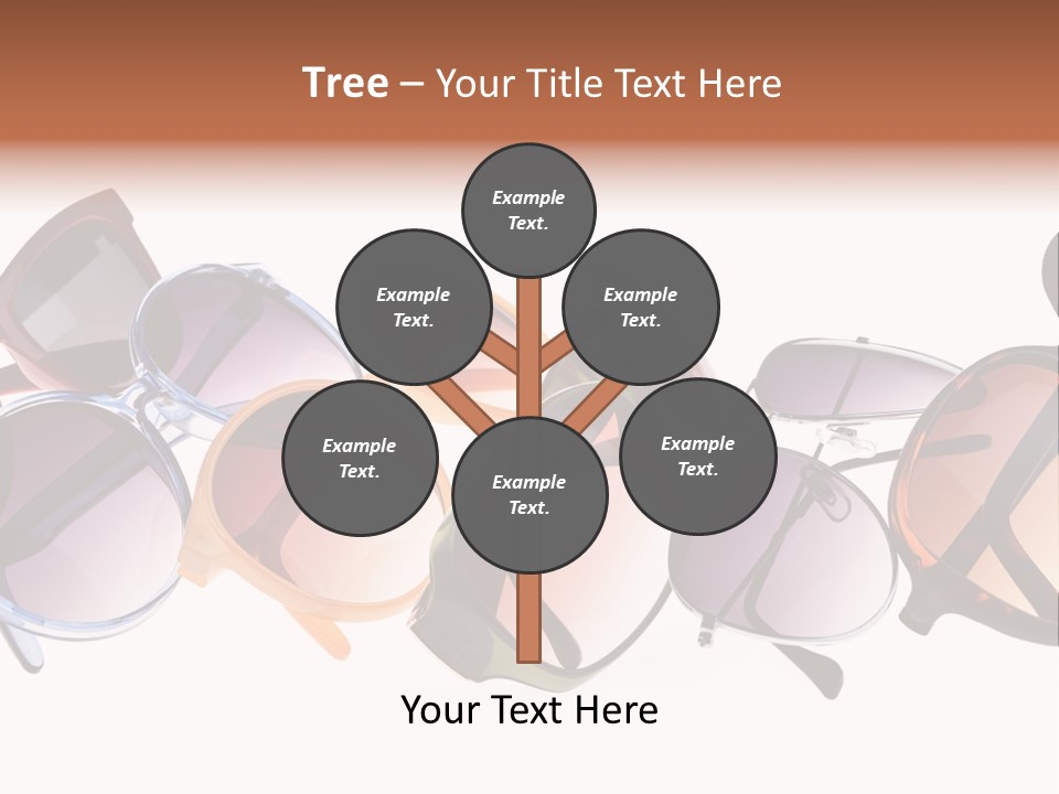 Fashionable Eyewear Row PowerPoint Template