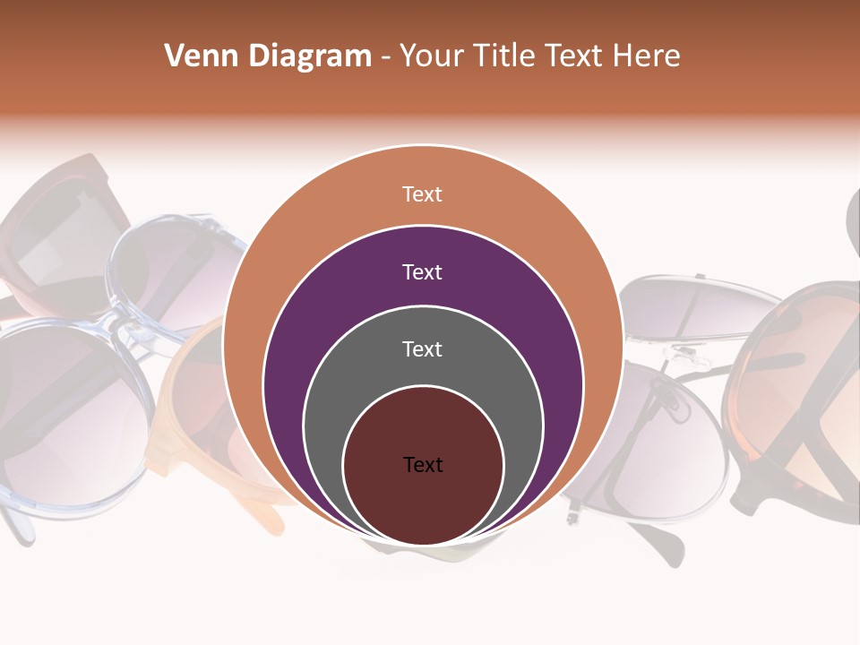 Fashionable Eyewear Row PowerPoint Template
