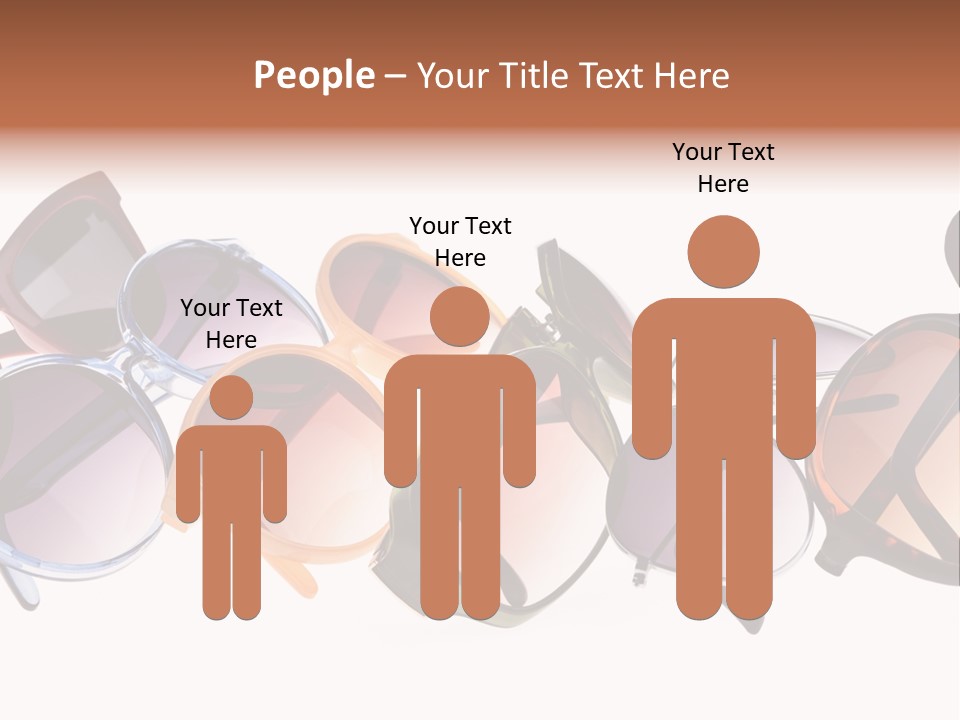 Fashionable Eyewear Row PowerPoint Template