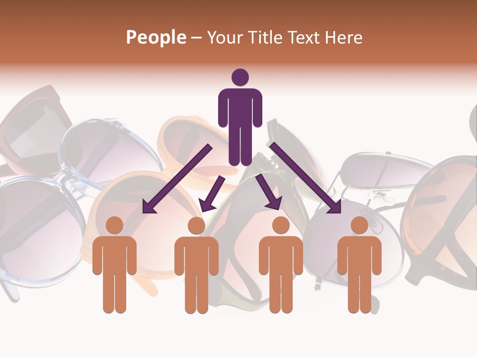 Fashionable Eyewear Row PowerPoint Template