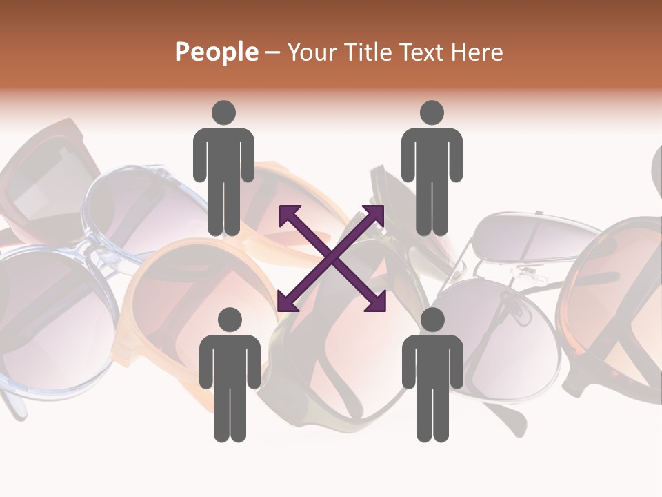 Fashionable Eyewear Row PowerPoint Template