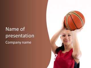 Player Sport Teen PowerPoint Template