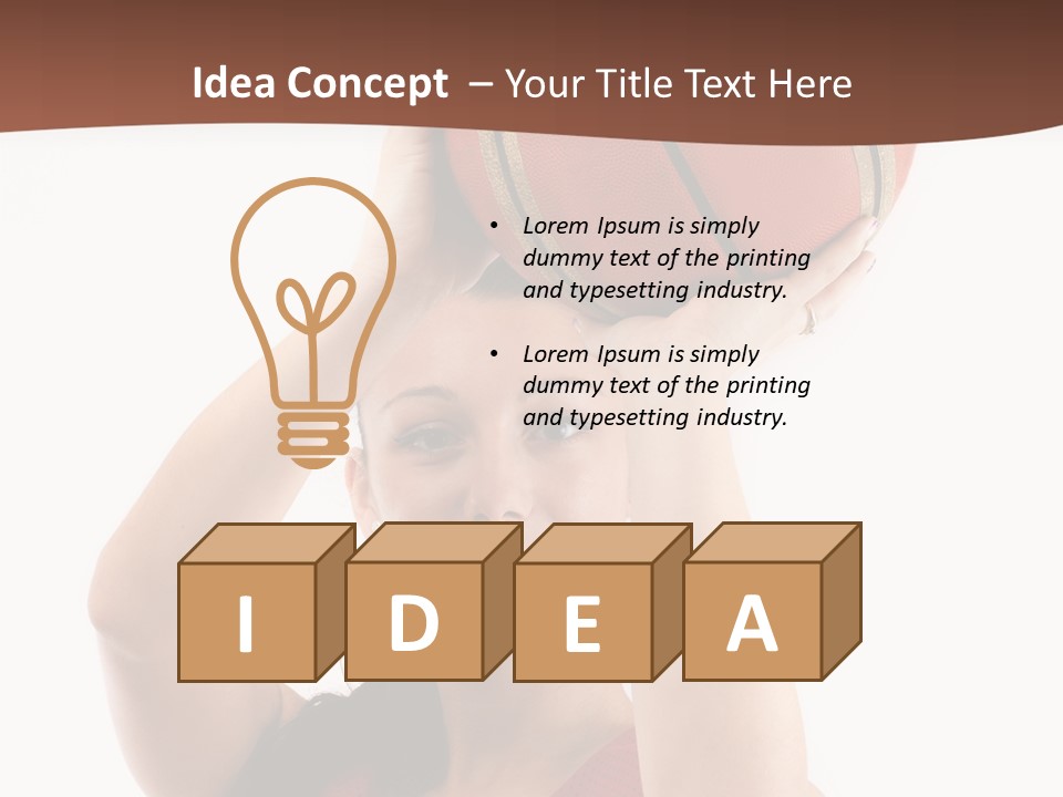 Player Sport Teen PowerPoint Template