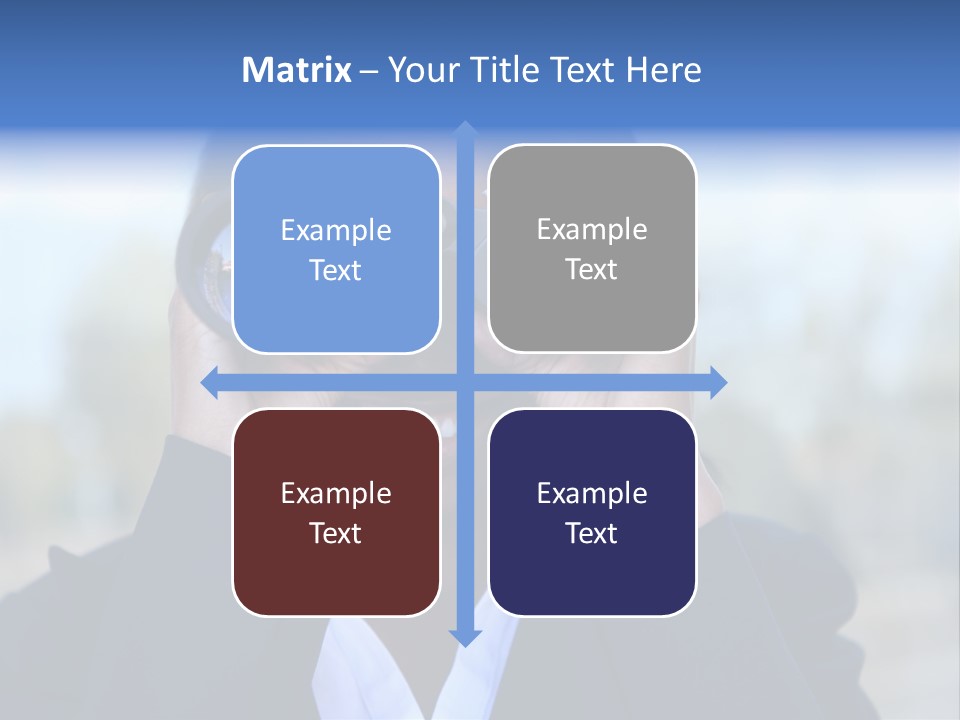 Businesswoman Finance Conceptual PowerPoint Template
