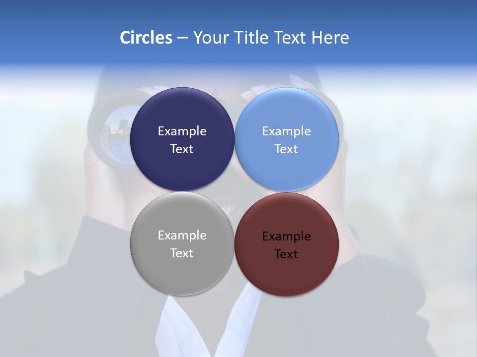 Businesswoman Finance Conceptual PowerPoint Template