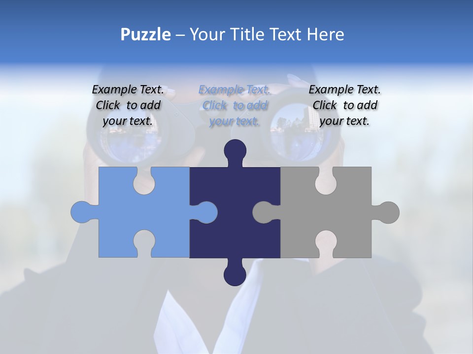 Businesswoman Finance Conceptual PowerPoint Template