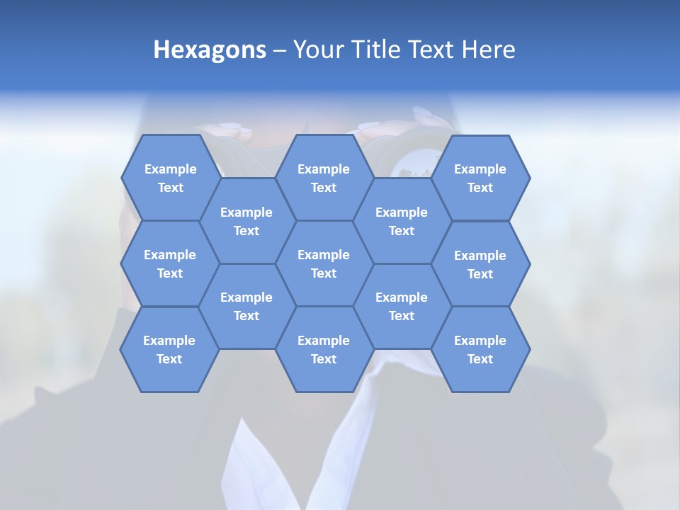 Businesswoman Finance Conceptual PowerPoint Template