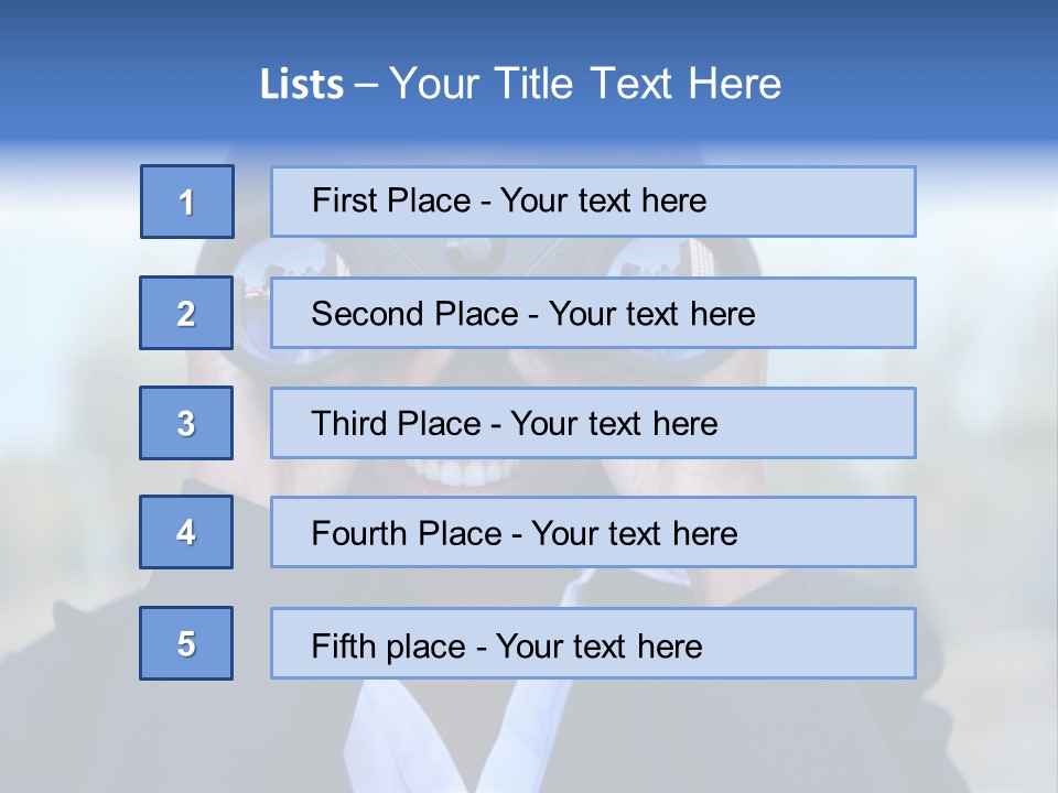Businesswoman Finance Conceptual PowerPoint Template