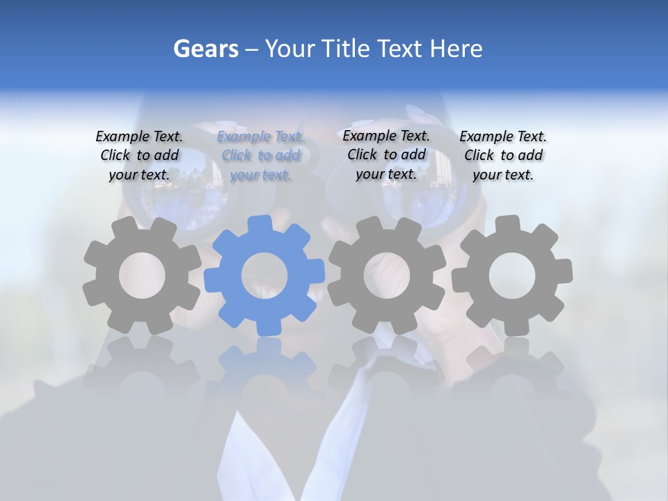 Businesswoman Finance Conceptual PowerPoint Template