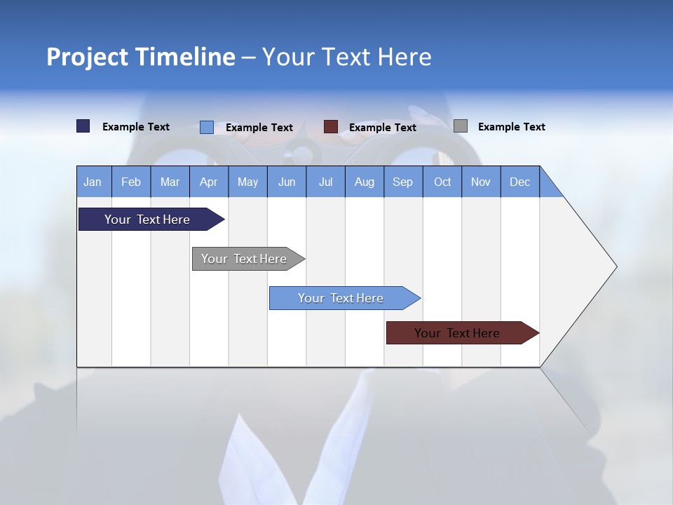 Businesswoman Finance Conceptual PowerPoint Template