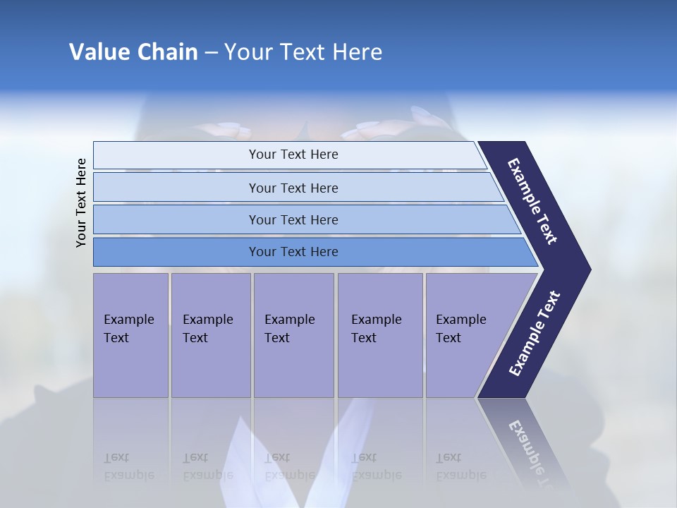 Businesswoman Finance Conceptual PowerPoint Template