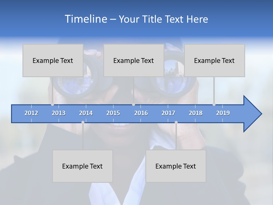 Businesswoman Finance Conceptual PowerPoint Template