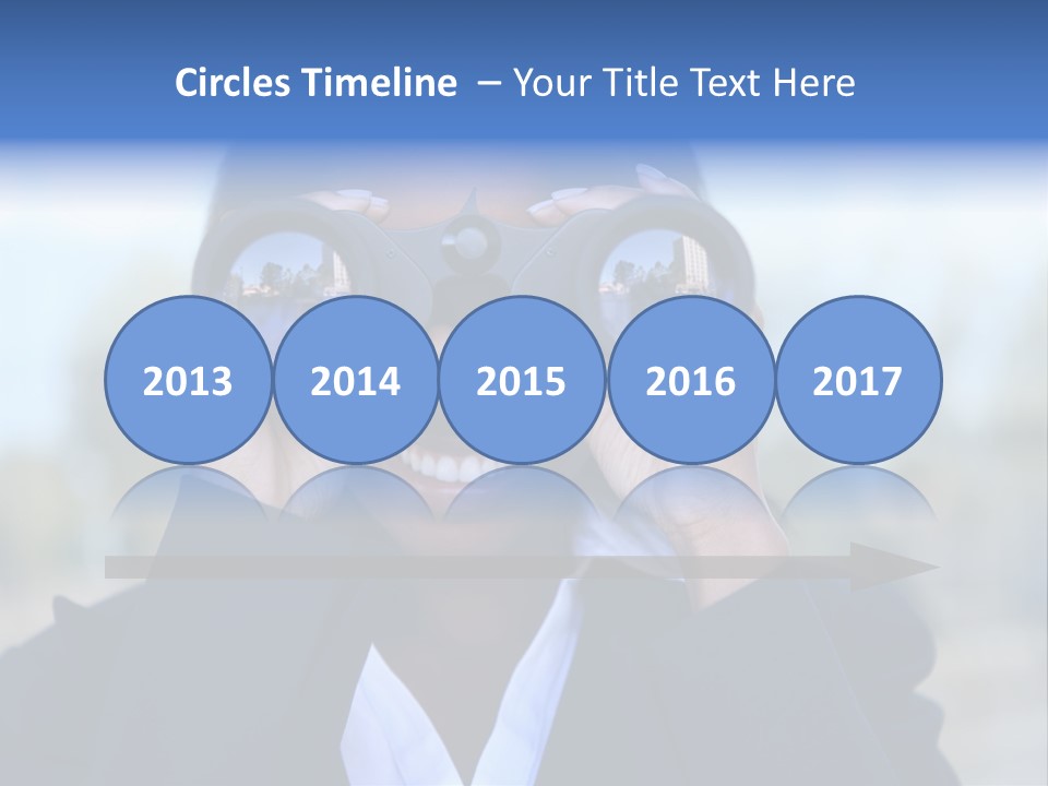 Businesswoman Finance Conceptual PowerPoint Template