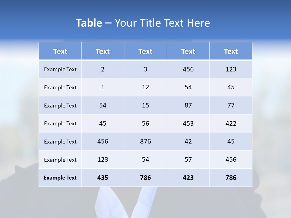 Businesswoman Finance Conceptual PowerPoint Template