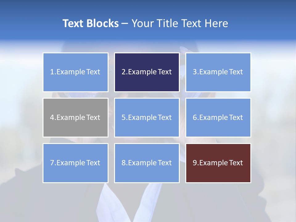 Businesswoman Finance Conceptual PowerPoint Template