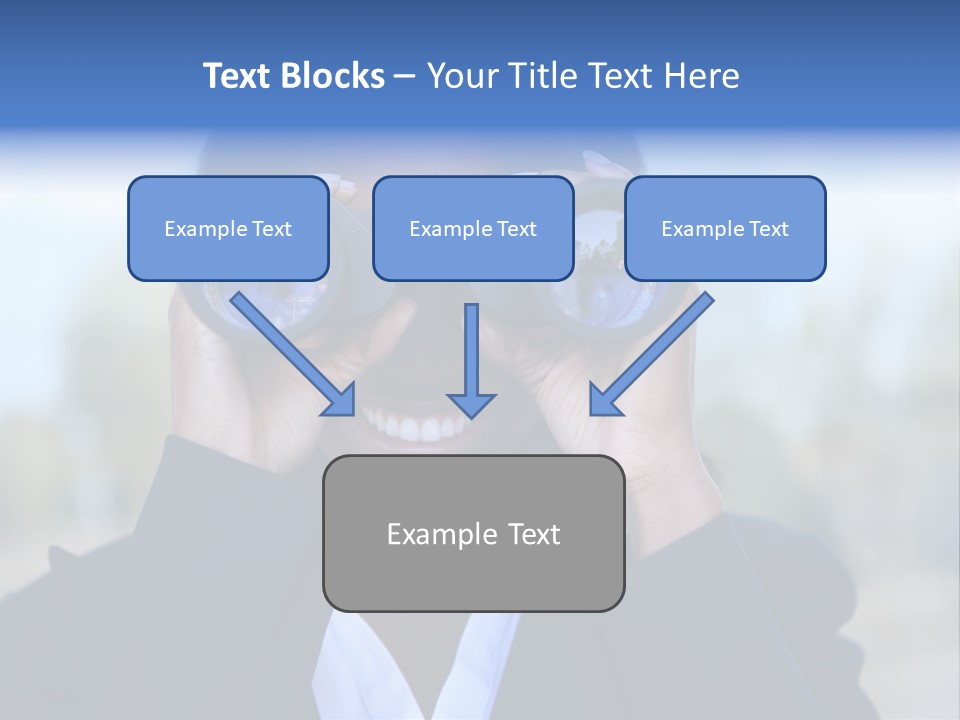 Businesswoman Finance Conceptual PowerPoint Template
