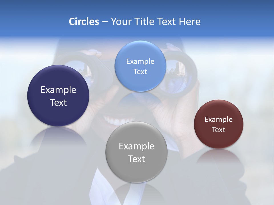 Businesswoman Finance Conceptual PowerPoint Template