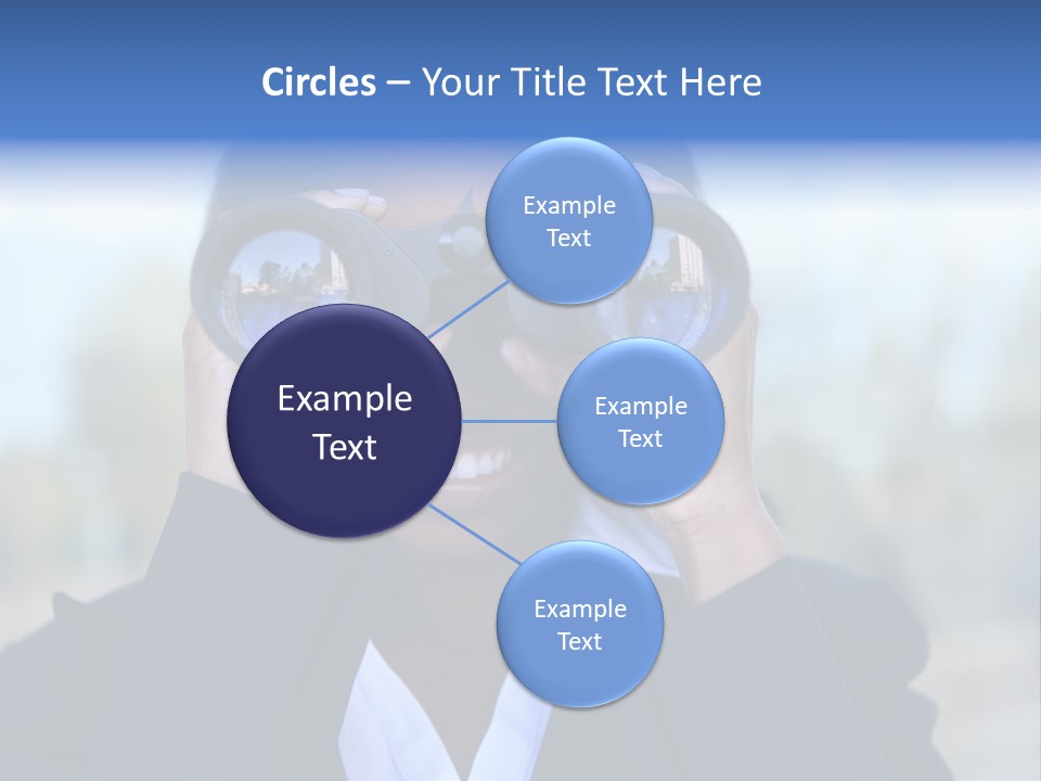 Businesswoman Finance Conceptual PowerPoint Template