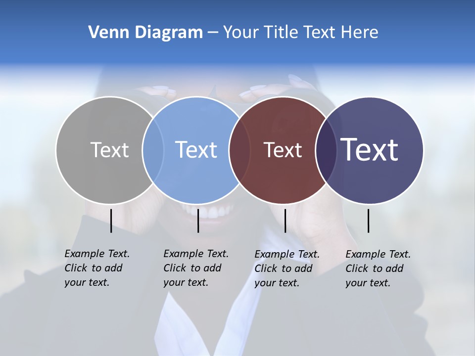 Businesswoman Finance Conceptual PowerPoint Template