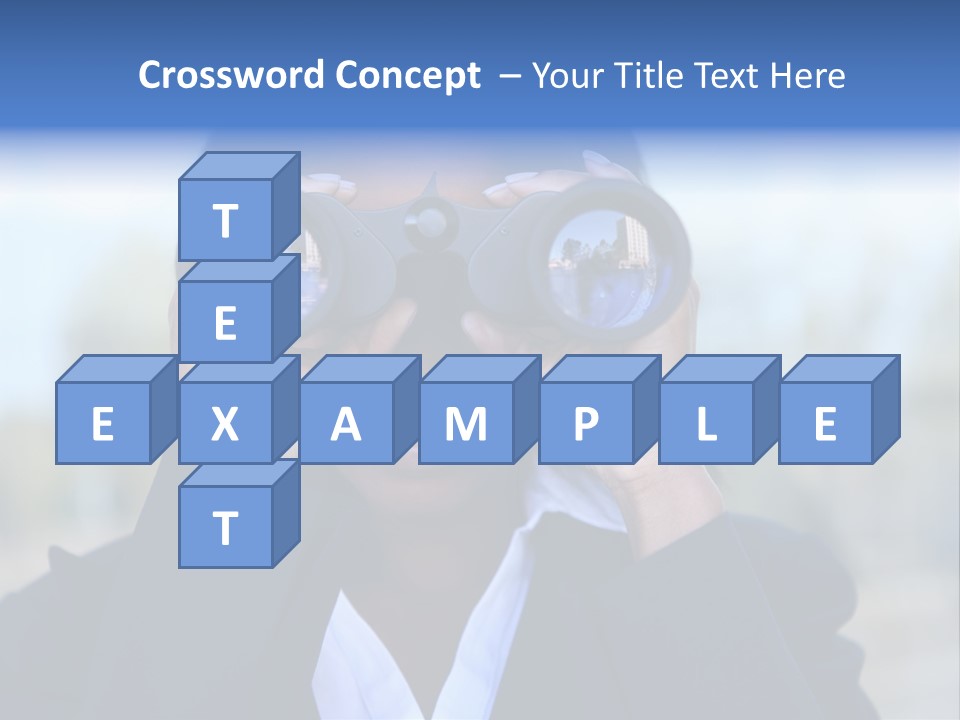Businesswoman Finance Conceptual PowerPoint Template