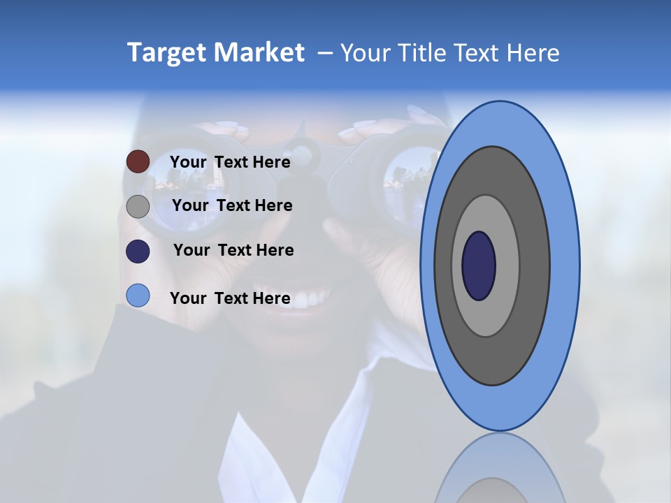 Businesswoman Finance Conceptual PowerPoint Template