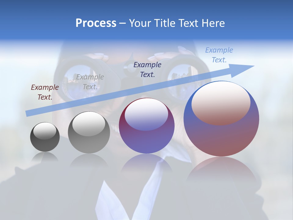 Businesswoman Finance Conceptual PowerPoint Template