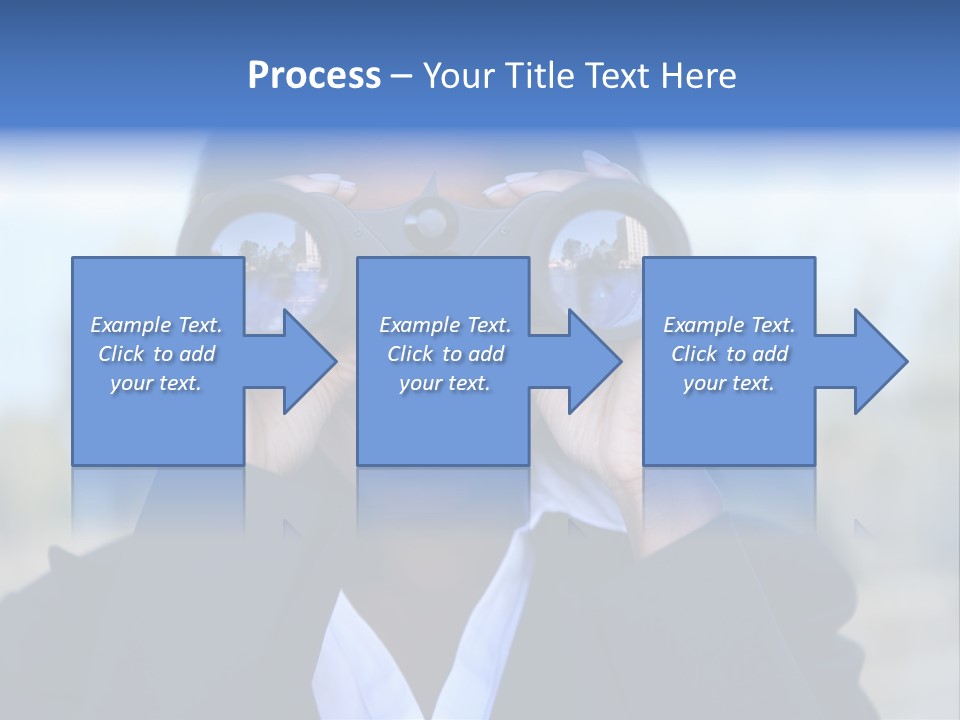 Businesswoman Finance Conceptual PowerPoint Template