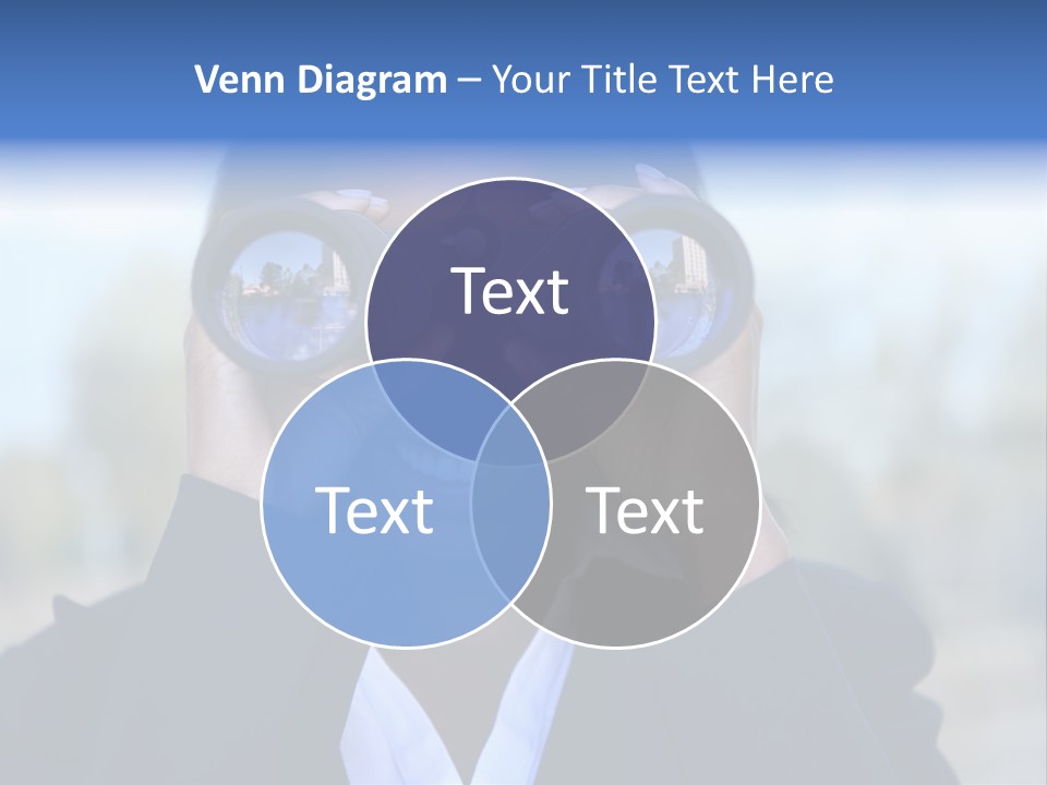 Businesswoman Finance Conceptual PowerPoint Template