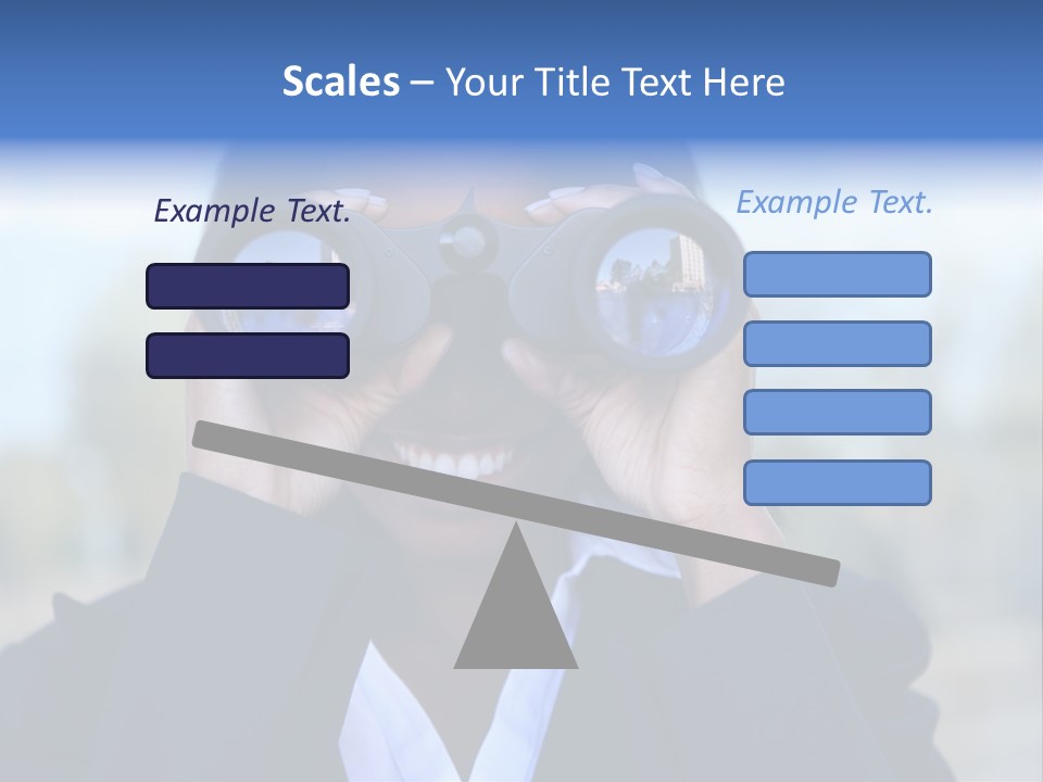 Businesswoman Finance Conceptual PowerPoint Template