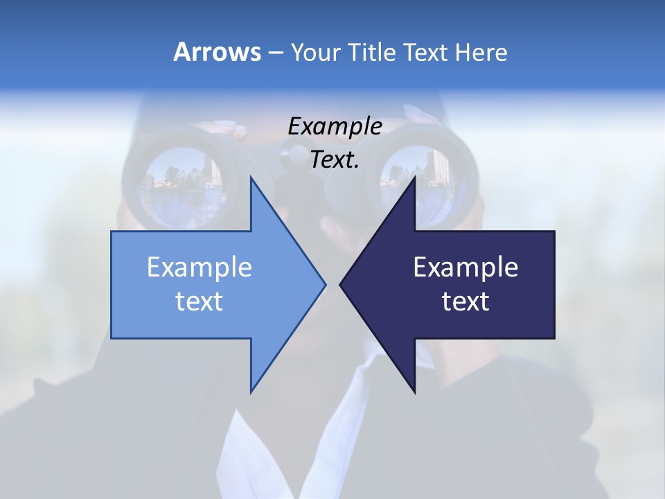 Businesswoman Finance Conceptual PowerPoint Template