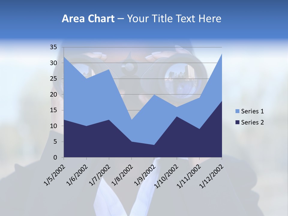 Businesswoman Finance Conceptual PowerPoint Template