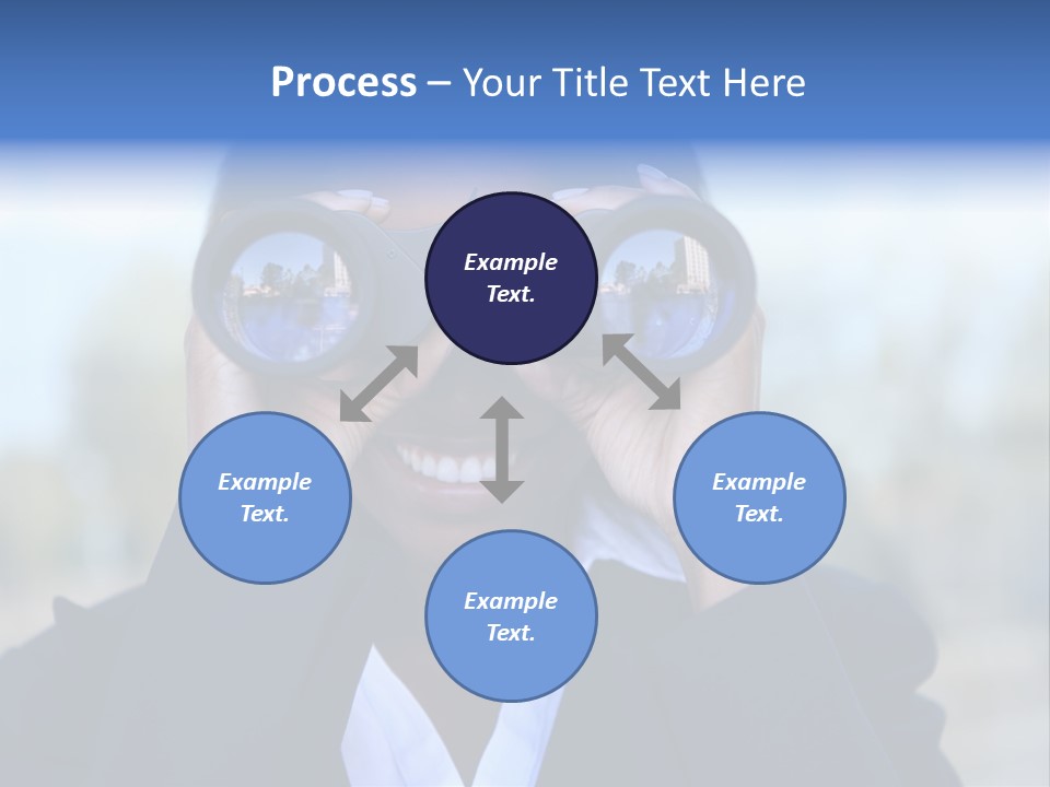 Businesswoman Finance Conceptual PowerPoint Template