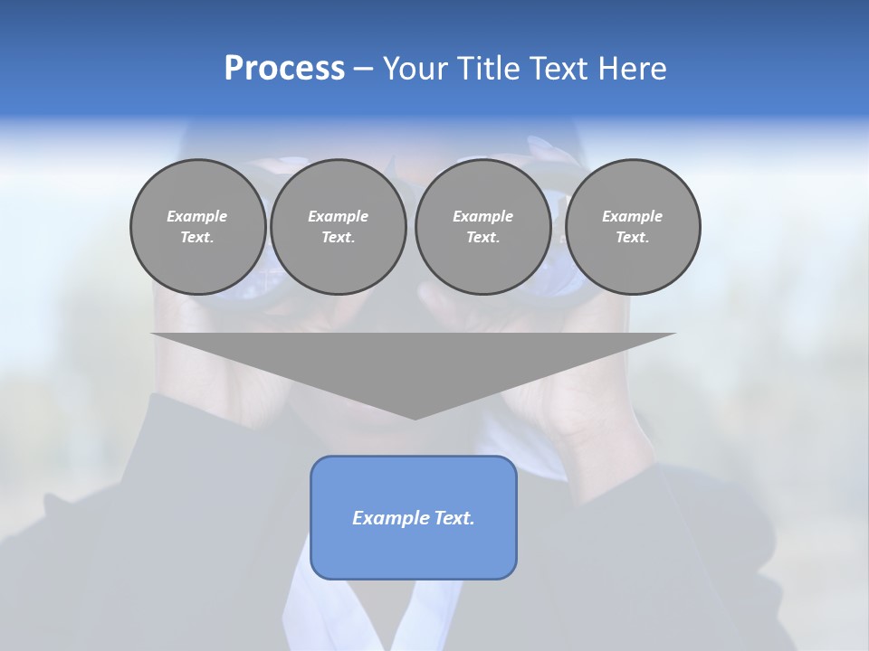 Businesswoman Finance Conceptual PowerPoint Template