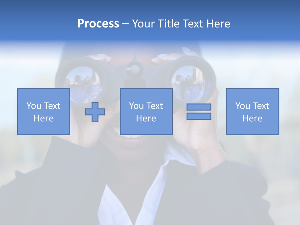 Businesswoman Finance Conceptual PowerPoint Template