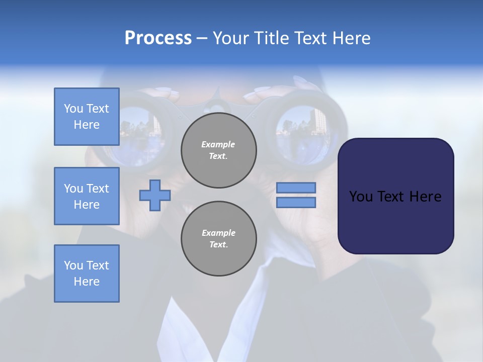 Businesswoman Finance Conceptual PowerPoint Template