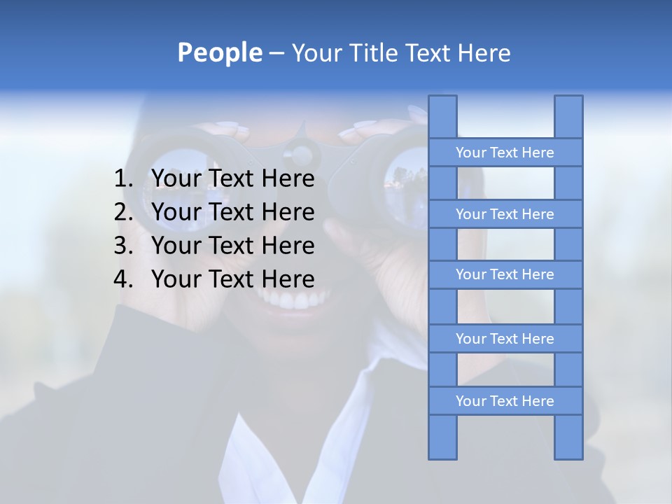 Businesswoman Finance Conceptual PowerPoint Template