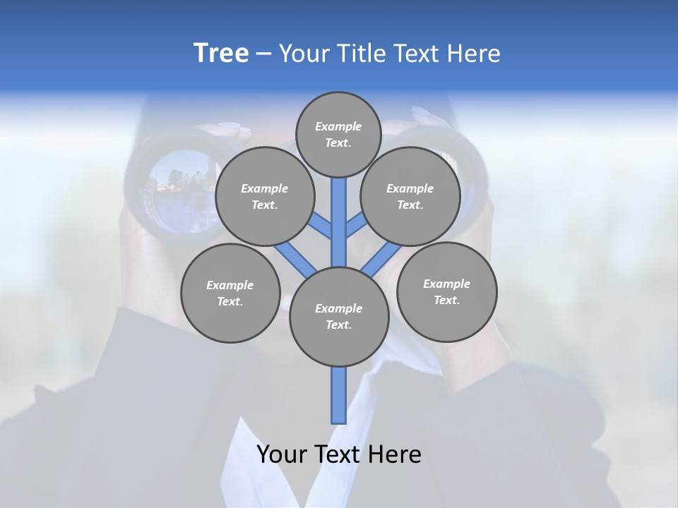 Businesswoman Finance Conceptual PowerPoint Template