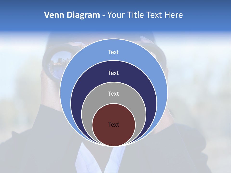 Businesswoman Finance Conceptual PowerPoint Template